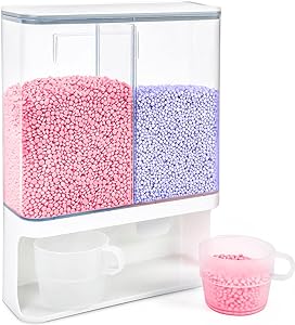 Photo 1 of Conworld Laundry Beads Dispenser -Laundry Detergent Dispenser, Easy Access to Scented Beads, Laundry Room Organization Suitable for Laundry Beads, Stain Remover Powder, Rice (BPA Free)
