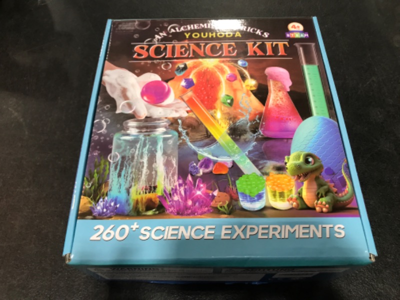 Photo 2 of 260+ Science Experiments - Over 120 pcs Science Kits for Kids Age 5-7-9-12, Boys Girls Pre School Chemistry Set & STEM Learning Educational Toys, Birthday Gifts Christmas Stocking Stuffers for Kids