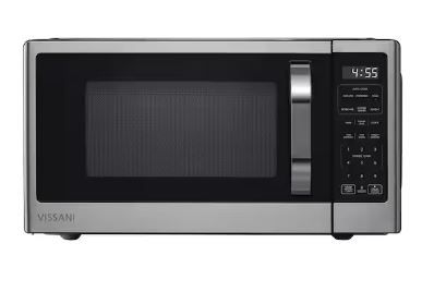 Photo 1 of 1.1 cu. ft. Countertop Microwave in Fingerprint Resistant Stainless Steel
