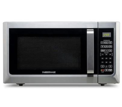 Photo 1 of 1.3 cu. ft. Countertop Microwave Oven with LED Light/SENSOR 1100-Watt in Stainless
