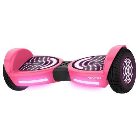 Photo 1 of Hover-1 Rocket 2.0 Hoverboard Pink LED Lights Max Weight 160 Lbs. Max Speed 7 Mph Max Distance 3 Miles
