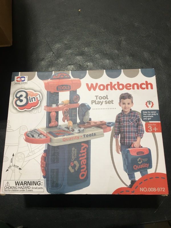 Photo 1 of 3 IN 1 WORKBENCH TOOL PLAY SET