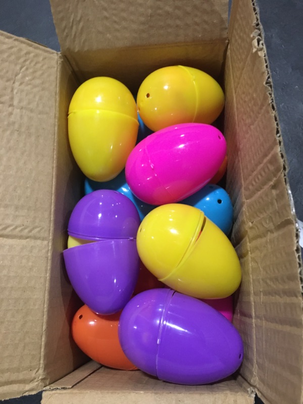 Photo 2 of 20 Pcs Prefilled Easter Eggs with Rubber Duckies, Bright Colorful Easter Eggs Prefilled with Variety Bunny Duckies for Fun Bath Bunny Duckies, Easter Basket Stuffers and Party Favors