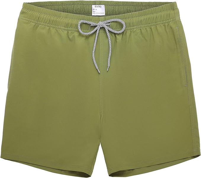 Photo 1 of Biwisy Mens Swim Trunks Quick Dry Swim Shorts with Mesh Lining Funny Beach Shorts  SIZE  L
