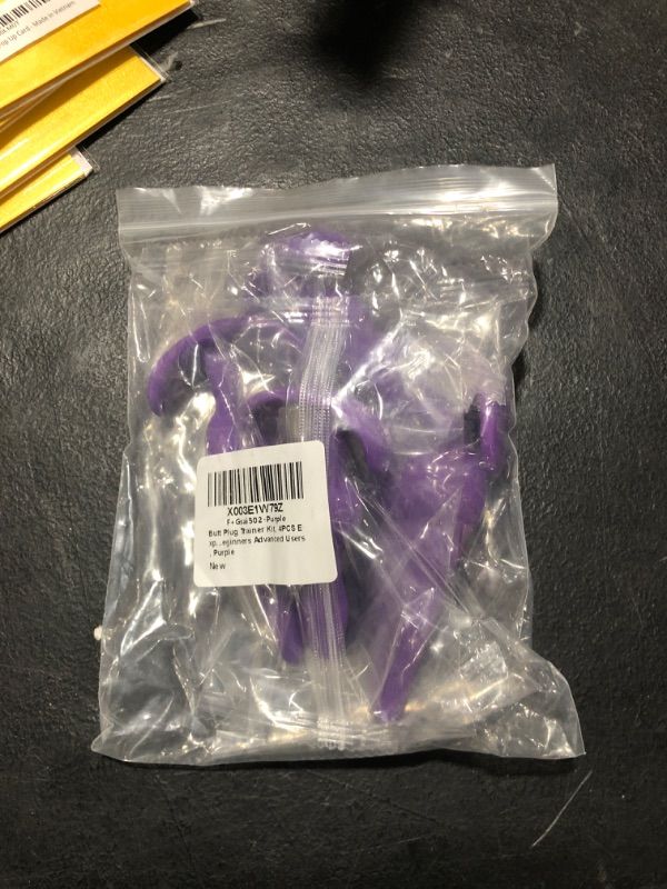 Photo 1 of 4PCS Expanding Butt Plug for Women Men, Upgrade Waterproof Anal Butt Plug Trainer Kit Expanding Butt Toys Anal Plugs Training Set Sex Toys for Beginners Advanced Users (PURPLE)
