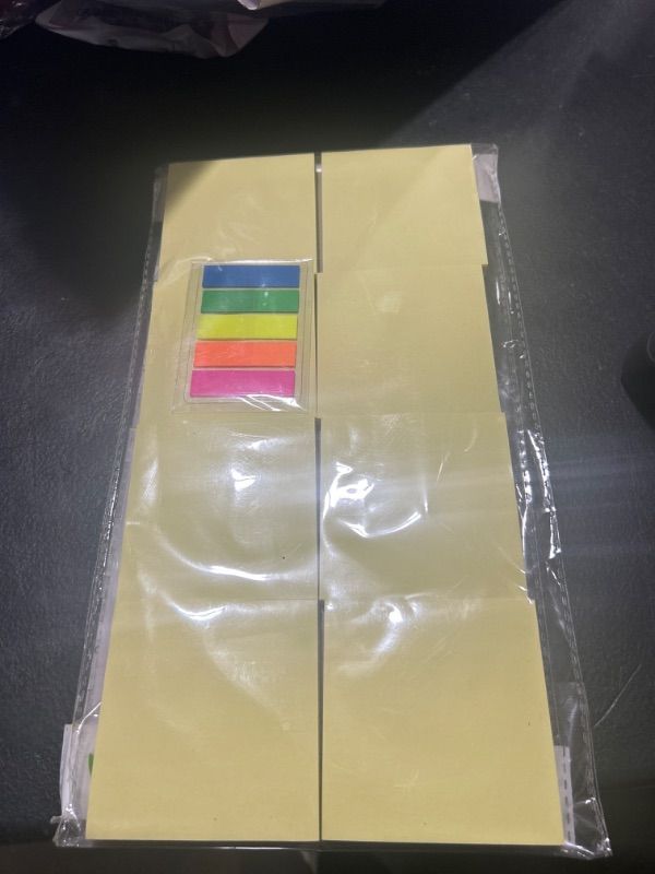 Photo 1 of Early Buy Pop Up Sticky Notes 3x3 Refills Self-Stick Notes 8 Pads, Yellow, 100 Sheets/Pad (Yellow)
