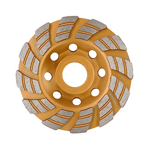 Photo 1 of 4 Inch Diamond Grinding Cup Wheel for Angle Grinder,Concrete Stone Masonry Polishing,12 Unique segs,with 4/5" 5/8" Adapters (4 inch)
