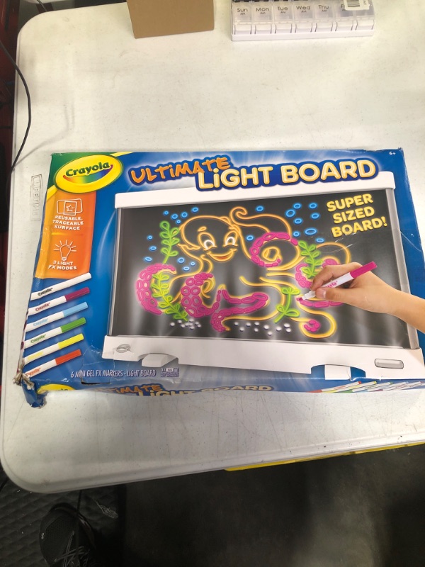 Photo 2 of Crayola Ultimate Light Board for Drawing & Coloring, Kids Light Up Toys and Gifts, Ages 6, 7, 8, 9 White White Dry Erase Board