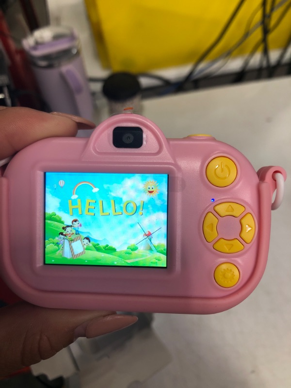Photo 1 of ENGUNS Kids Camera for Girls Age 3-12, 32MP HD Digital Camera for Kids, Dual Lens Selfie Toddler Camera, 1080P Video Camera for Toddlers, Girls Birthday Gifts Toys Child Kid Camera with 32GB SD Card Pink