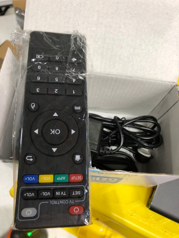Photo 1 of 4K Media Player with Remote Control, Digital MP4 Player for 8TB HDD/ USB Drive / TF Card/ H.265 MP4 PPT MKV AVI Support HDMI/AV/Optical Out and USB Mouse/Keyboard-HDMI up to 7.1 Surround Sound (Black)