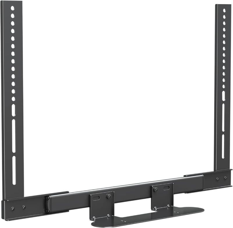 Photo 1 of Mounting Dream Soundbar Mount with Easy Access Design for SONOS Beam, SoundBar Bracket with Sliding Block Fits TV up to VESA 600x400mm, Compatible with The Beam Constructed of Duty Aluminum Profile
