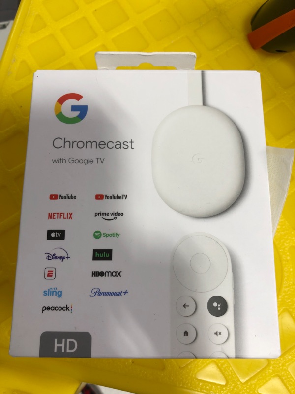 Photo 3 of 
Google Chromecast - Streaming Device with HDMI Cable and Voice Search Remote - Stream Shows, Music, Photos, Sports from Phone to TV