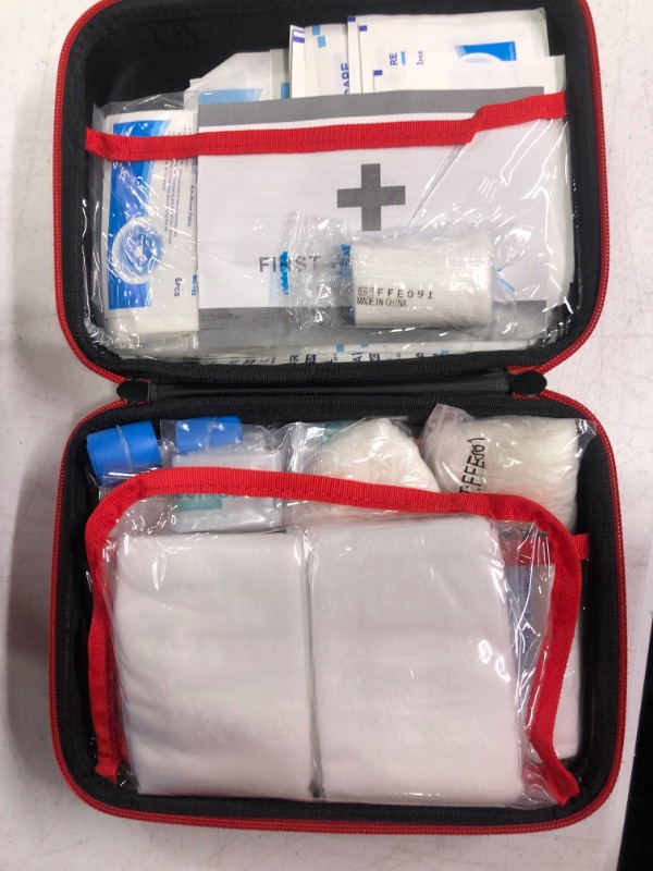 Photo 4 of First Aid Kit 230 Piece, Waterproof, All Purpose Use Outdoor, Indoor, Car, Hiking, Office, Kitchen,