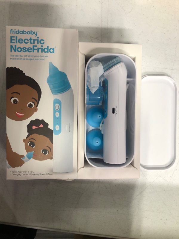 Photo 1 of FridaBaby Electric NoseFrida | USB Rechargeable Nasal Aspirator with Different Levels of Suction by Frida Baby