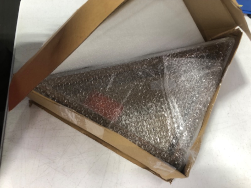 Photo 1 of Rustic Flag Case - SOLID WOOD Military Flag Display Case for 9.5 x 5 American Veteran Burial Flag, Wall Mounted Burial Flag Frame - Flag Shadow Box to display folded flag(Rustic Brown) 9.5'x5' flag case Rustic Brown