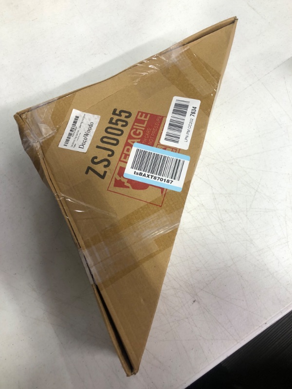 Photo 1 of Rustic Flag Case - SOLID WOOD Military Flag Display Case for 9.5 x 5 American Veteran Burial Flag, Wall Mounted Burial Flag Frame - Flag Shadow Box to display folded flag(Rustic Brown) 9.5'x5' flag case Rustic Brown