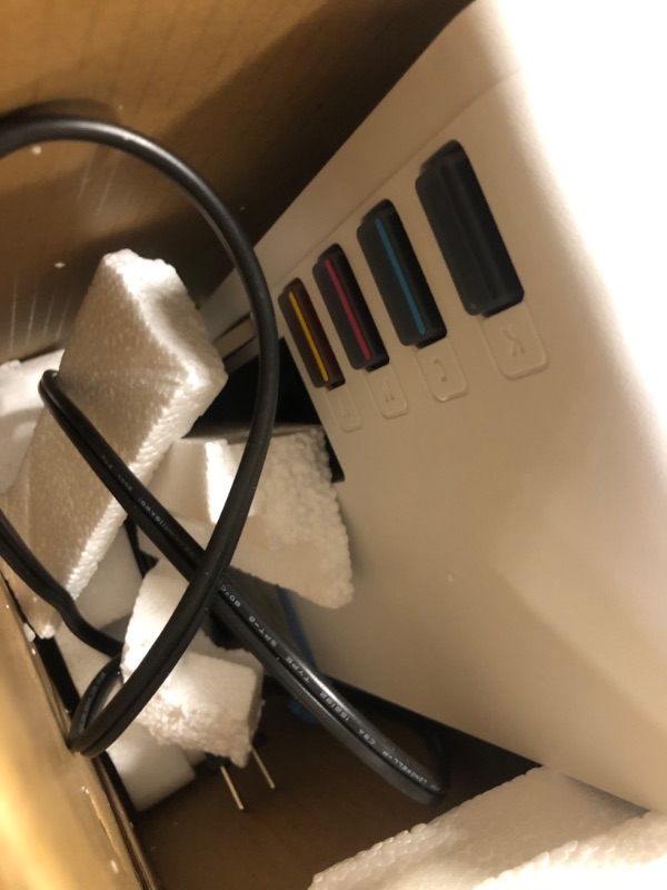 Photo 4 of HP Smart Tank 5000 Wireless All-in-One Ink Tank Printer with up to 2 years of ink included, mobile print, scan, copy, white, 17.11 x 14.23 x 6.19