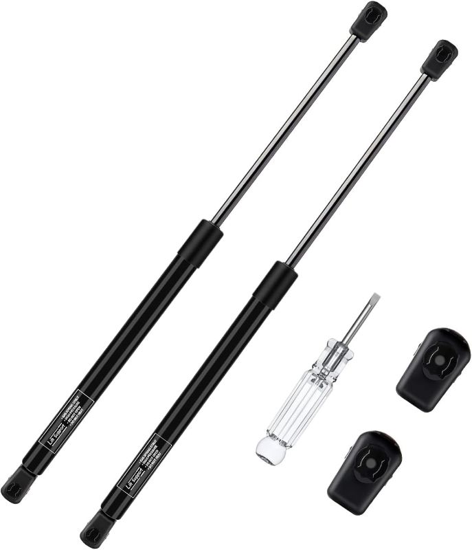 Photo 1 of C16-02622 17in 28Lbs/125N Gas Struts Spring Shocks for Leer are SnugTop Camper Shell Truck Topper Rear Window Truck Cap Canopy Door Boat Hatch Toolbox Lid,17" Lift Support 2Pcs Set
