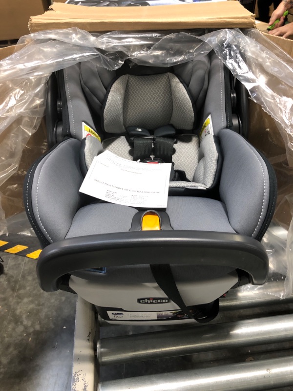 Photo 3 of Chicco Fit2® Adapt Infant and Toddler Car Seat and Base, Rear-Facing Seat for Infants and Toddlers 4-35 lbs., Includes Infant Head and Body Support, Compatible with Chicco Strollers | Ember/Black Ember Fit2 Adapt