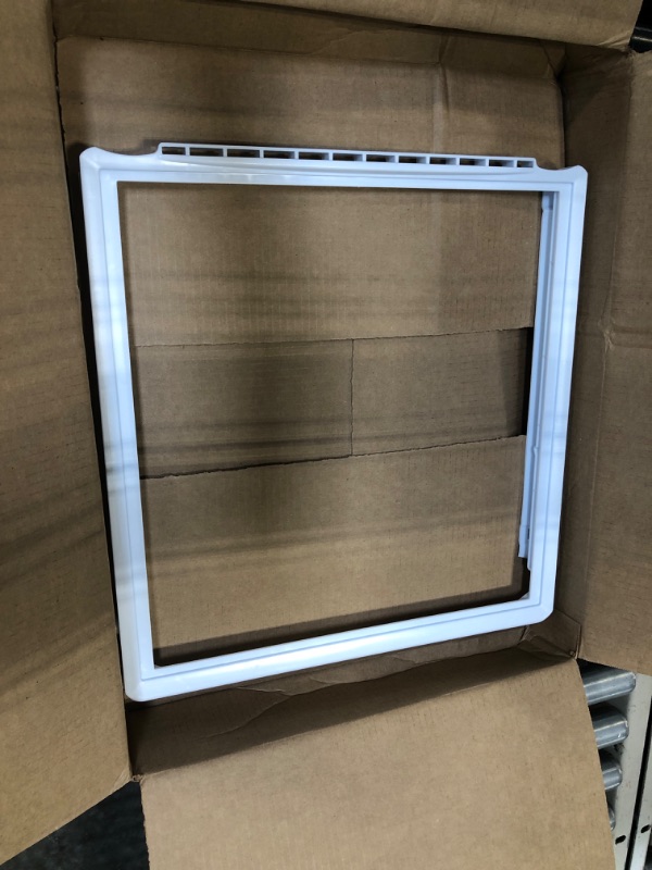 Photo 3 of 241973101 Crisper Pan Cover Compatible with Frigidaire Refrigerator Shelf Frame Without Glass Refrigerator, Delicatessen Drawer Cover 1513005 AH2363843 EA2363843 PS2363843