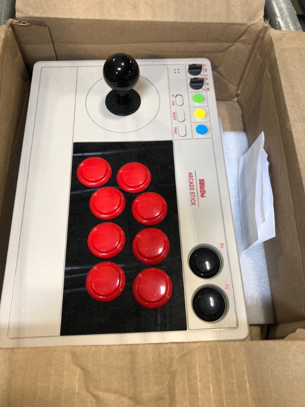 Photo 1 of 8Bitdo Arcade Stick for Switch & Windows, Arcade Fight Stick Support Wireless Bluetooth, 2.4G Receiver and Wired Connection
