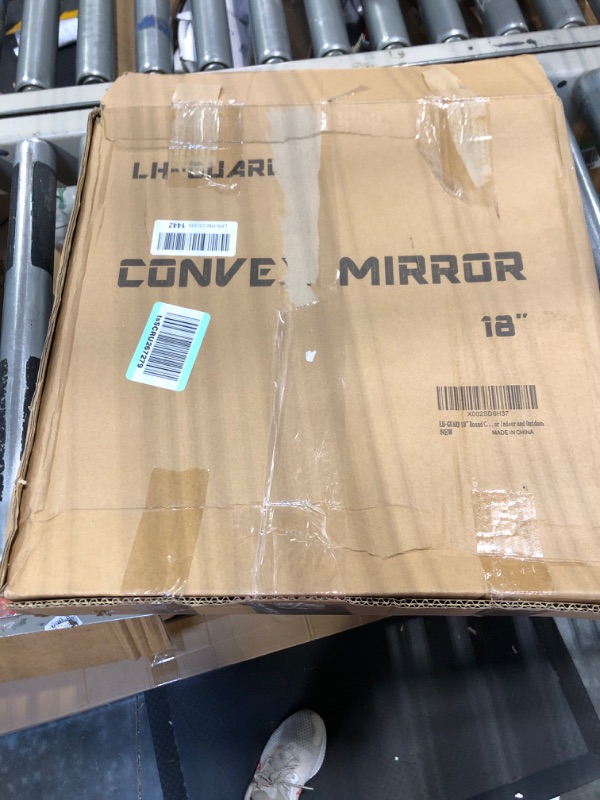 Photo 2 of ** USED**  LH-GUARD Security Mirror, Driveway Mirror - 18" Security Mirror for Business, Garage, Warehouse, Blind Spot, Office and Traffic Security, Safety Convex Mirror Indoor Outdoor with Clear View 18Inch Indoor
