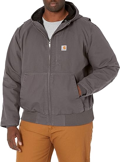 Photo 1 of Carhartt Men's Loose Fit Washed Duck Insulated Active Jacket X-Large Moss