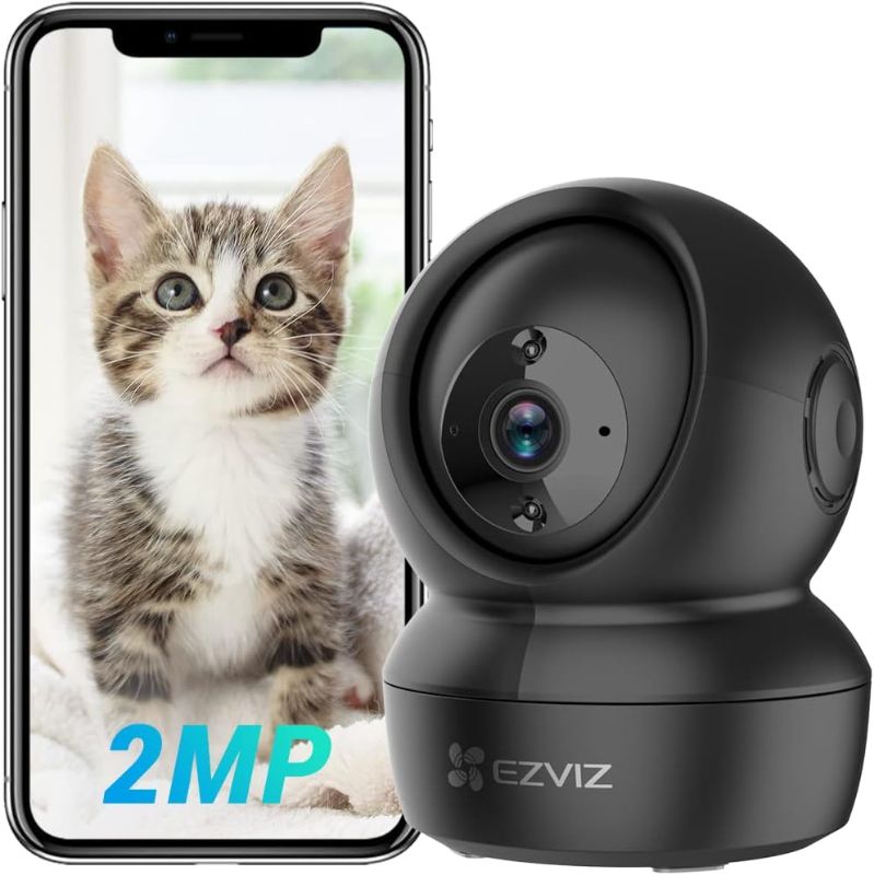 Photo 1 of EZVIZ 360 Pan Tilt Auto-Tracking, WiFi Security Camera Indoor, Cameras for Home Security, Baby Monitor with Camera and Audio, Pet Camera with Phone App, Night Vision, Motion Detection, 2-Way Audio