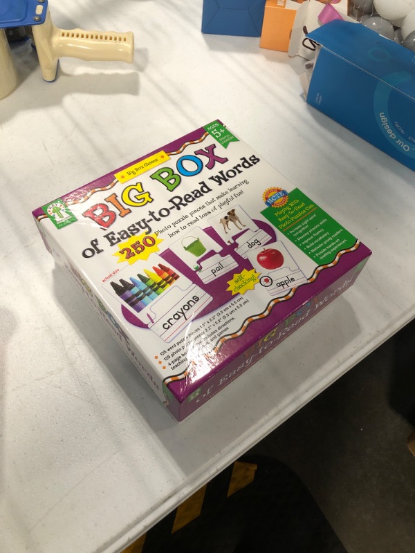 Photo 1 of Big Box of Easy-to-Read Words Board Game Grade K-2