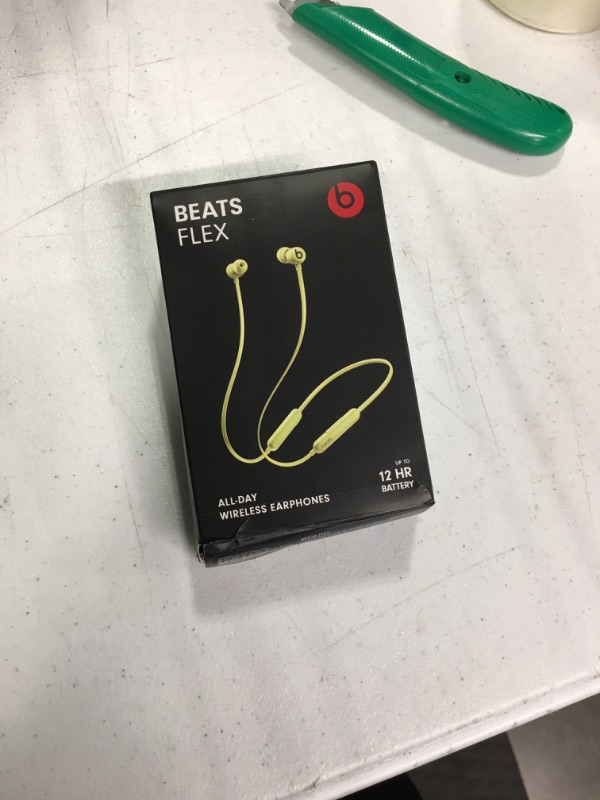 Photo 3 of Beats Flex All-Day Bluetooth Wireless Earphones - Yuzu Yellow