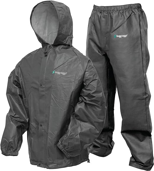 Photo 1 of FROGG TOGGS Men's Pro Lite Rain Suit, Waterproof, Breathable, Dependable Wet Weather Protection