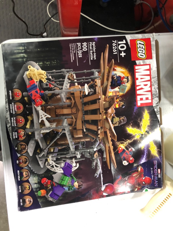 Photo 2 of LEGO Marvel Spider-Man Final Battle 76261 Building Toy Set, Marvel Collectible Based on The Climax of The Spider-Man: No Way Home Movie, Multiverse Marvel Playset with 3 Versions of Spider-Man Standard Packaging