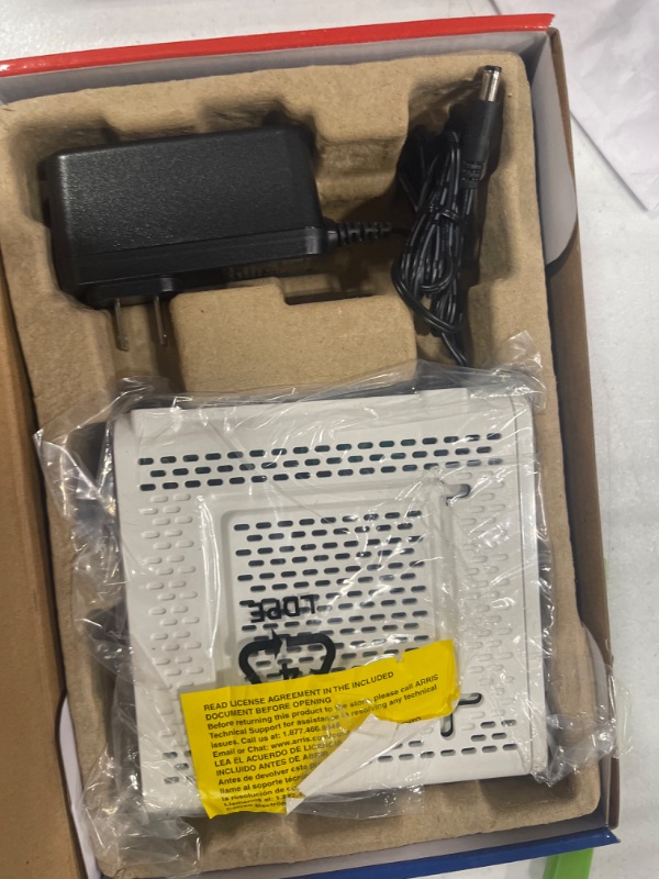 Photo 3 of ARRIS Surfboard | SB8200 DOCSIS 3.1 Modem (1 Gbps Max Internet Speeds) & W130 mAX Plus Mesh AX7800 WiFi 6 AX Router System Bundle (WiFi Coverage 6,000 sq ft) | Mesh with Your Cable Internet DOCSIS 3.1 Modem + AX7800 Mesh System