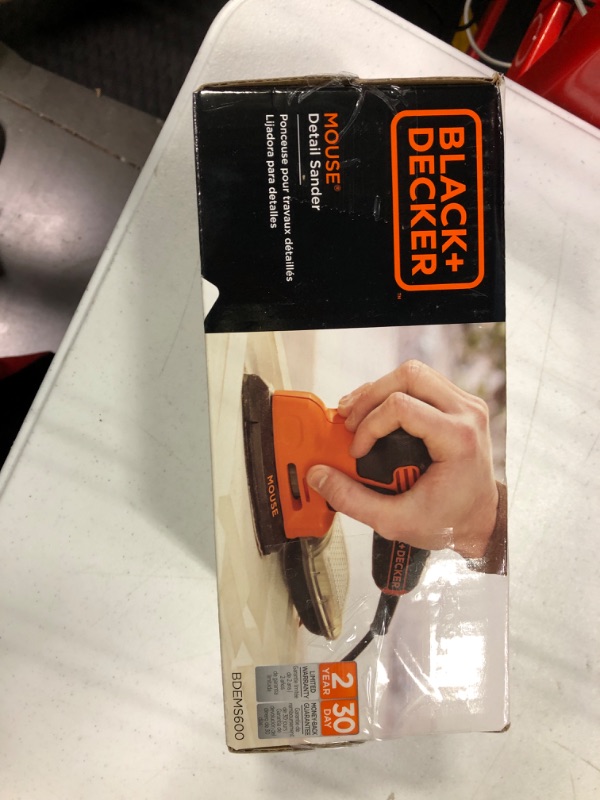 Photo 1 of BLACK+DECKER MOUSE 1.2 Amp Electric Detail Sander (BDEMS600)