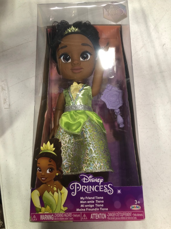 Photo 2 of Disney Princess Disney 100 My Friend Tiana Doll 14 inch Tall Includes Removable Outfit and Tiara