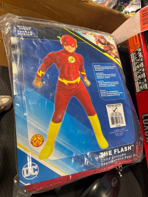 Photo 2 of Boys The Flash Muscle Chest Deluxe Costume - Dc Comics