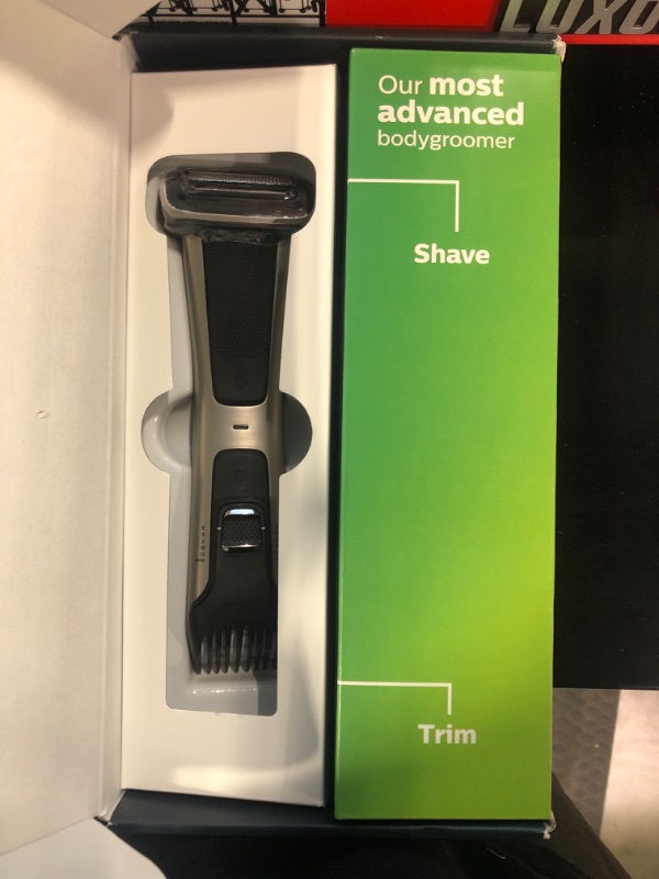 Photo 1 of NEW Philips Norelco Multigroom Series 5000 18 Piece, Beard Face, Hair, Body and Intimate Hair Trimmer for Men - NO BLADE OIL MG5910/49 Latest Version