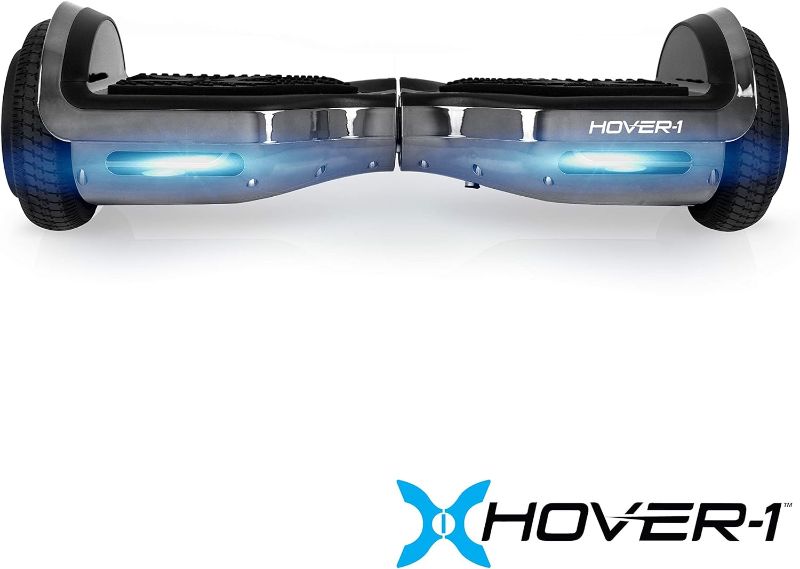 Photo 1 of Chrome Electric Hoverboard | 6MPH Top Speed, 6 Mile Range, 4.5HR Full-Charge, Built-In Bluetooth Speaker, Rider Modes: Beginner to Expert ** Fragile **