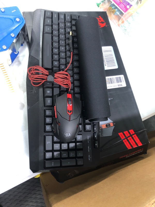 Photo 2 of Redragon S101 Gaming Keyboard, M601 Mouse, RGB Backlit Gaming Keyboard, Programmable Backlit Gaming Mouse, Value Combo Set [New Version] Black