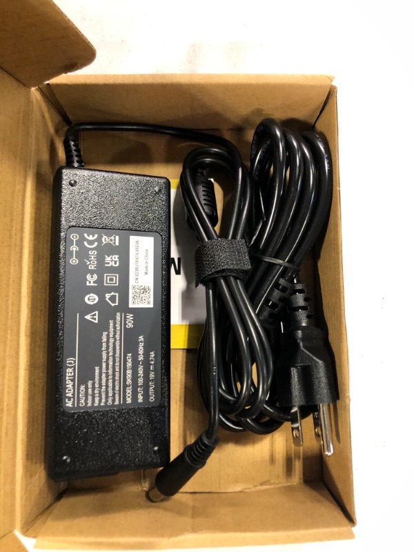 Photo 2 of 90W Power Supply Cord Charger Adapter for HP Pavilion Dv4 Dv6 Dv7 G50 G60 G60T G61 G62 G72 2000;Elitebook 8460p 8440p 2540p 8470p 2560p 6930p 2570p 8540p ;for Hp Presario 2210B 2510P CQ40 CQ45 Cq50