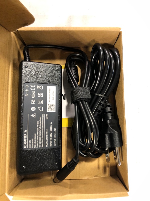 Photo 3 of 90W Power Supply Cord Charger Adapter for HP Pavilion Dv4 Dv6 Dv7 G50 G60 G60T G61 G62 G72 2000;Elitebook 8460p 8440p 2540p 8470p 2560p 6930p 2570p 8540p ;for Hp Presario 2210B 2510P CQ40 CQ45 Cq50