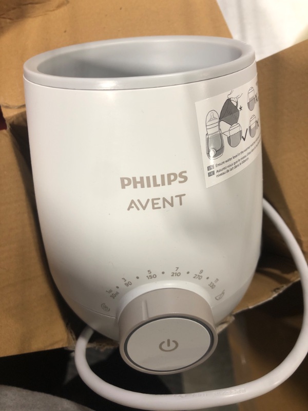 Photo 3 of Philips AVENT Fast Baby Bottle Warmer with Smart Temperature Control and Automatic Shut-Off, SCF358/00 Bottle Warmer Bottle Warmer Only