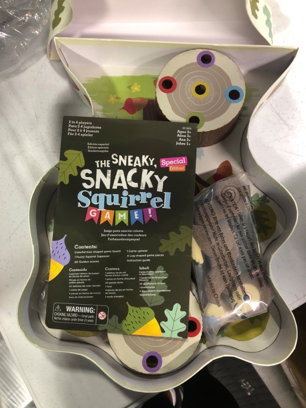 Photo 3 of Educational Insights The Sneaky, Snacky Squirrel Game & Pancake Pile-Up, Sequence Relay Board Game for Preschoolers, for 2-4 Players, Gift for Kids Ages 4+ Squirrel Game + Sequence Relay Board Game