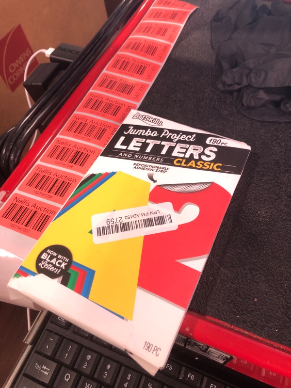 Photo 1 of ArtSkills Jumbo 4" Sticky Primary Color Poster Letters and Numbers, 190 Pieces