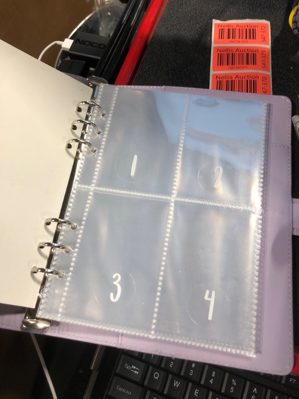 Photo 1 of 100 Envelopes Money Saving Challenge, Easy and Fun Way to Save $5,050, Budget Binder Savings Challenge Book, Savings Challenges Budget Book Binder,Budget Planner Book for Saving Money (Violet)