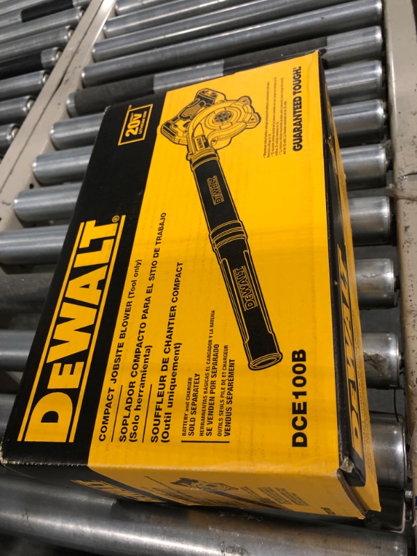 Photo 4 of DEWALT 20V MAX Blower, 100 CFM Airflow, Variable Speed Switch, Includes Trigger Lock, Bare Tool Only (DCE100B) Blower Only