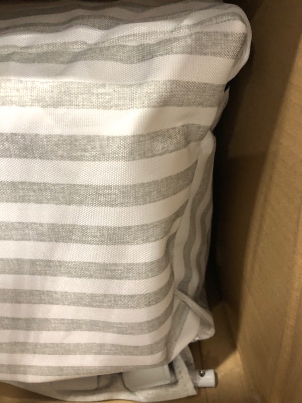 Photo 1 of Delta Children babyGap Deluxe Play Yard, Grey Stripes