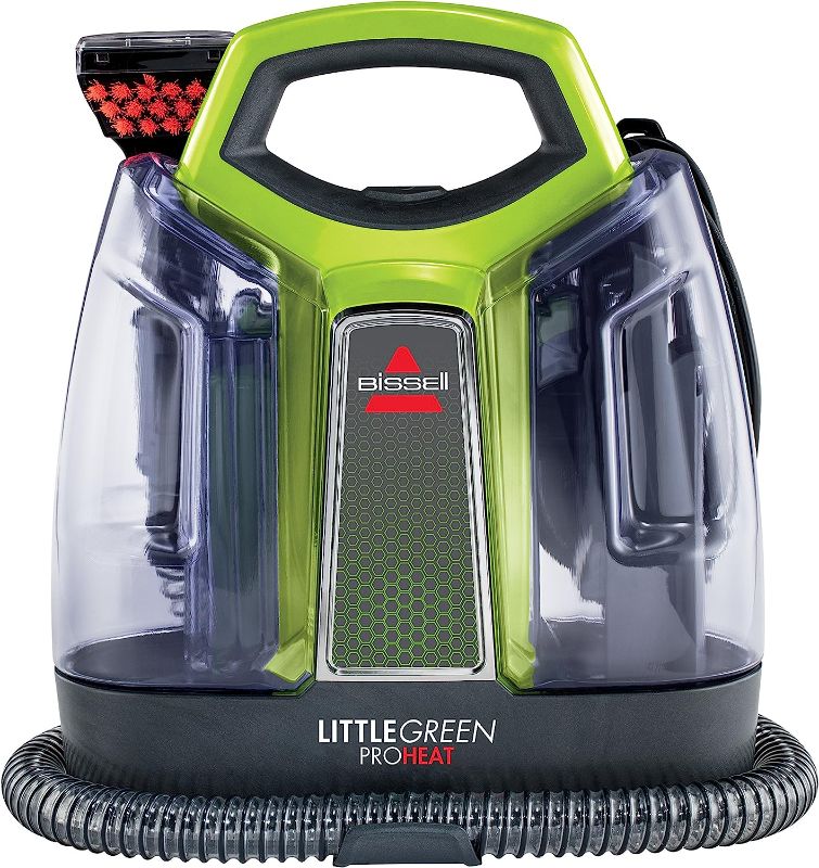 Photo 1 of 
Roll over image to zoom in Bissell Little Green Original ProHeat Machine - Portable Carpet & Upholstery Steam Cleaner