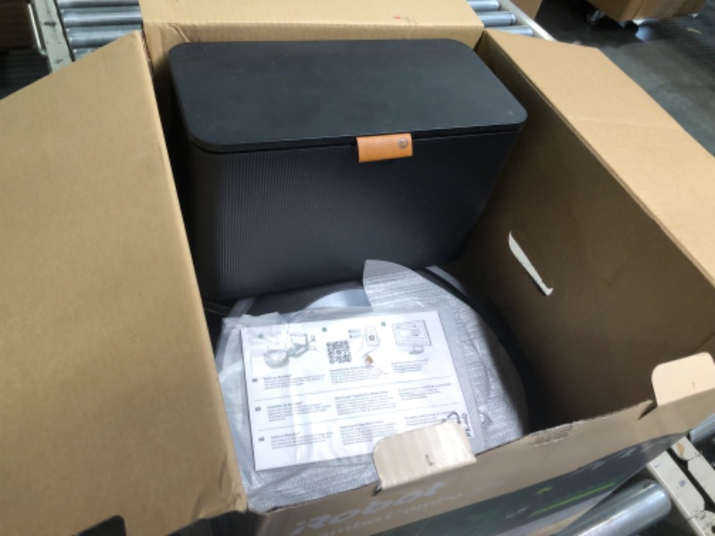 Photo 1 of **USED** iRobot Roomba Combo j5+ Self-Emptying Robot Vacuum & Mop – Identifies and Avoids Obstacles Like Pet Waste & Cords, Empties Itself for 60 Days, Clean by Room with Smart Mapping, Alexa?