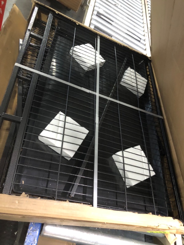 Photo 1 of 37" Homey Pet Heavy Duty Metal Open Top Cage w/ Floor Grid, Casters and Tray